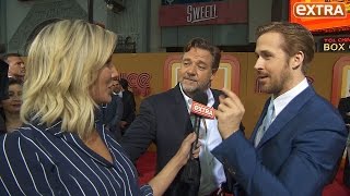 Ryan Gosling lost control with Russell Crowe live on air [upl. by Fidelia906]