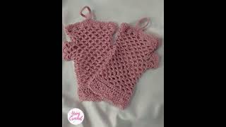 Aprende Como Tejer Guantes a CROCHET shorts [upl. by Aicen155]