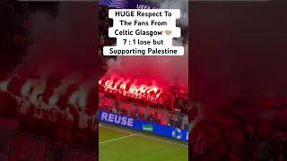 Palestine Support from Celtic Glasgow Fans in Dortmund 🔥🇵🇸 [upl. by Akeylah316]