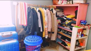 VLOG❤️ BEDSITTER MAKEOVER CLEAN AND ORGANIZE MY CLOSET WITH MEBecoming me Ep4 [upl. by Nevaeh]