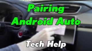 How to Pair amp Use Android Auto in 2017 Honda CRV Tech Help [upl. by Nonnac656]