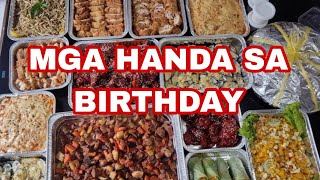 PANGHANDA SA BIRTHDAY BIRTHDAY FOOD IDEAS [upl. by Nosidam]