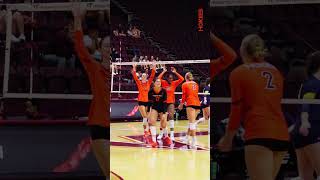 Virginia Tech Volleyball vs UNCG Recap [upl. by Aynatan471]