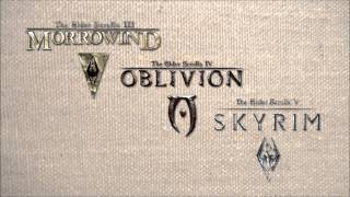 The Elder Scrolls III  V Main Themes  Morrowind Oblivion Skyrim [upl. by Marela281]