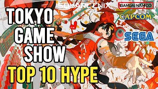 Tokyo Game Show 2023 Top 10 Hype Games [upl. by Ynaffital]