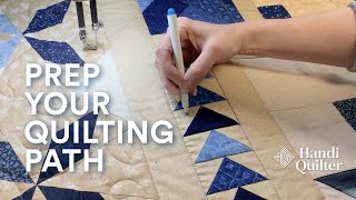 How to Prep Your Quilting Path [upl. by Noyart]