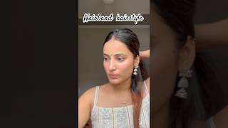 Quick hairband hairstyle  must try  hairstyle hairstyletutorial easyhairstyle shorts trending [upl. by Jozef]