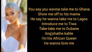 African Queen feat JR  lyrics by Thabsie [upl. by Ayel]