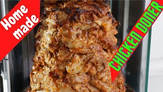 Doner Kebab Recipe  Chicken Doner Kebab Recipe  Döner Kebab  Donair Kebab  Turkish Doner Kabab [upl. by Midas]