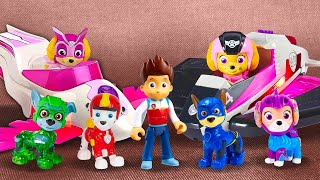 Paw Patrol Unboxing Collection Review  Paw Patrol The Mighty Pups with Bulldozer  ASMR Unboxing [upl. by Heimer]