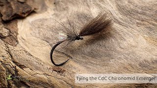 Tying the CdC ChironomidMidge Emerger [upl. by Aylat326]