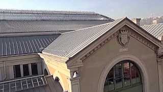 Gare de Lyon Perrache dans le Rhône vue par drone [upl. by Nawud499]