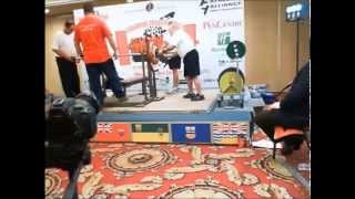 CPU Nationals 2014 Classic Powerlifting Men 93kg Bench [upl. by Rostand962]