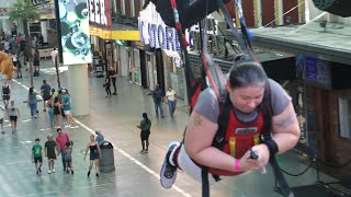 Zipline POV Las Vegas Downtown [upl. by Aieka]