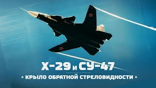 Су47 Беркут и Grumman X29 — Крыло ОБРАТНОЙ Стреловидности  ENG Subs [upl. by Irakuy]