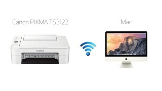 Setting up Your Wireless Canon PIXMA TS3122 Easy Wireless Connect with a Mac [upl. by Muna]