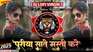 पुरियासातेमस्तीकरे✅New Sadhi Dj Song RakeshDudveन्यूआदिवासीसाधीसॉन्ग 2025‼️Dj Ashu Remix [upl. by Pheni]