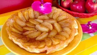 NEJCHUTNĚJŠÍ FRANCOUZSKÝ KOLÁČ TARTE TATIN RECEPT ZDRAVÝ A PLNÝ OVOCE MUSÍTE VIDĚT [upl. by Angelica]