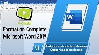 Structuration et automatisation de documents  Groupe notes de bas de page [upl. by Hctud]