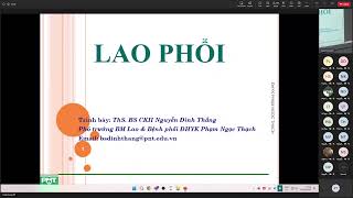 Lao  Chẩn đoán Lao phổi  04102023 [upl. by Abroms777]