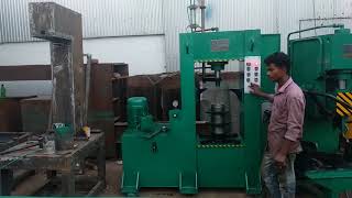 HYDRAULIC H TYPE PRESS FOR FLANGE HOLE MAKING [upl. by Imogene]