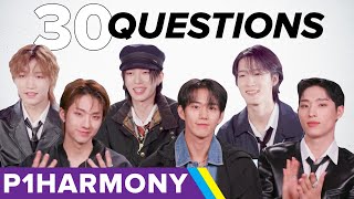 P1Harmony Answers 30 Questions As Quickly As Possible [upl. by Longo]