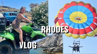 RHODES VLOG PACKING TRAVELLING amp SPENDING A WEEK IN RHODES🌎  Alex Glasby [upl. by Lubeck]