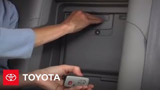 2007  2009 Camry HowTo Smart Key  Trunk Security Valet Interior Release XLE  Toyota [upl. by Teahan507]