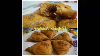 Samsa Samsa böreği Orta Asya Böreği  Kat kat el açması börek çıtır çıtır lezzet samsa samosa [upl. by Atinnor]