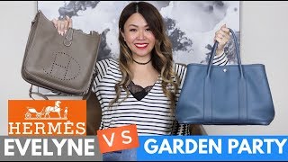 HERMES GARDEN PARTY vs EVELYNE  COMPARISIONREVIEW  What fits using 7RP inserts Pros amp ConsPrices [upl. by Fabozzi997]