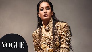 Beautiful Lisa Haydon in Kamasutra Inspired Photoshoot  BehindtheScenes  VOGUE India [upl. by Gefell704]