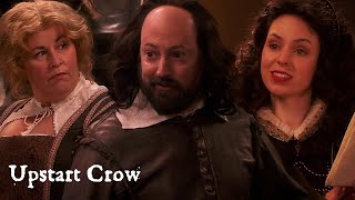 Best of David Mitchell as William Shakespeare from S1  Part 2  Upstart Crow  BBC Comedy Greats [upl. by Anilem]