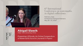 Abigail Slawik  6th International Conference on watermarks in digital collections [upl. by Gussi]