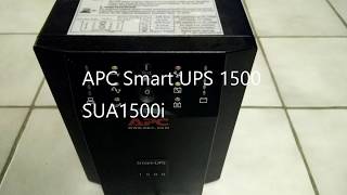 APC SmartUPS 1500VA  SUA1500I [upl. by Pasol882]