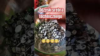 Odzysk srebra technicznego srebro recykling odzysk [upl. by Willmert]