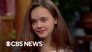 From the archives quotThe Addams Familyquot stars Christina Ricci Jimmy Workman 1993 interview [upl. by Aihsar]