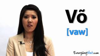 Learn Vietnamese Lesson 12 Pronouncing 20 Common Vietnamese Last Names [upl. by Amme108]