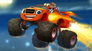 Blaze and the Monster Machines Racing cars Game for Kids Race game full episode for boys [upl. by Bahe]