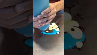 Amazing Talent Thai Lady Cartoon Pancake Artist In Bangkok shortvideo [upl. by Lrat298]