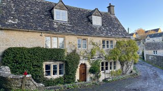 The Hidden Gem of Bisley ENGLAND Autumn Walk in the COTSWOLDS [upl. by Montanez]