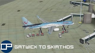 FSX  QualityWings Boeing 757200  London Gatwick to Skiathos  Part 1 Cockpit Prep [upl. by Washington24]