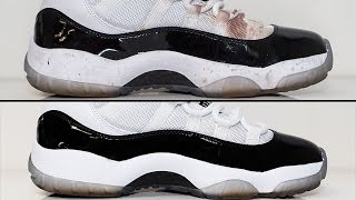 Air Jordan 11 Concord  How to deep clean stained White mesh [upl. by Enytsirhc]