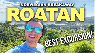 The BEST Excursion in Roatan Honduras  Norwegian Breakaway Cruise Vlogs 2023 Ep 6 [upl. by Euqitsym]