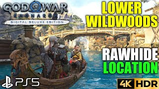 How to Get Rawhide Lower Wildwoods GOD OF WAR RAGNAROK Lower Wildwoods Rawhide Location  PS5 GOW 5 [upl. by Oirramaj122]