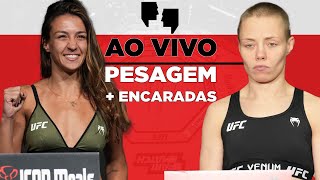 AO VIVO RIBAS vs NAMAJUNAS  PESAGEM  ENCARADAS  UFC VEGAS 89 [upl. by Honey]