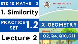 Class 10th Chp 1 Similarity  Practice set 13 Q5 to Q9  Similar triangles  Geometry MH board [upl. by Unni843]