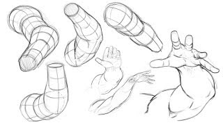 Drawing Foreshortened Arm Poses  Comic Art Practice [upl. by Baldwin]