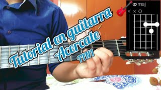 Acercate TINI tutorial en guitarra 🎸 [upl. by Knut]