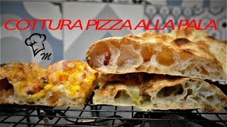 Stesura e Cottura Impasto mix per Pizza alla Pala 80 di idratazione 48h di lievitazione [upl. by Avonasac]