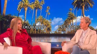 Cardi B keeps making weird sounds with Ellen [upl. by Schonfeld]